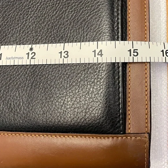 Bally Authentic Vintage Black and Brown Leather Briefcase - Picture 12 of 15